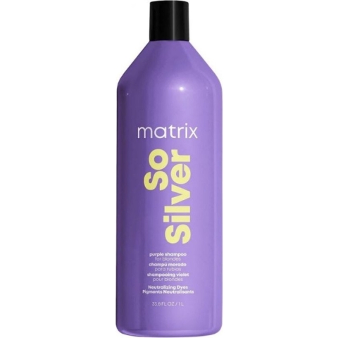 Matrix - Total Results So Silver Color Obsessed Shampoo to Neutralize Yellow Shampoo for neutralize yellow tones - 1000ml