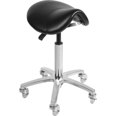 Comair - Kappersfiets Jockey - Zwart/Zilver