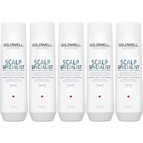 5X Goldwell Dualsenses Scalp Specialist Anti-Dandruff Shampoo 250ml