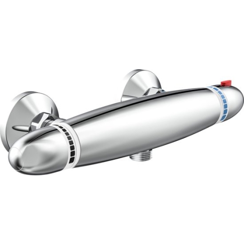 SCHÜTTE Supra Thermostatische Douchekraan - 150 mm Hartafstand - Chroom