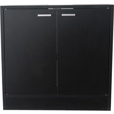 Wastafel onderkast - badkamermeubel - zwart