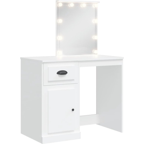 vidaXL-Kaptafel-met-LED-verlichting-90x42x132,5-cm-wit