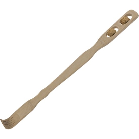 Bamboe Massage Rugkrabber - Ruggenkrabber - met massage rollers