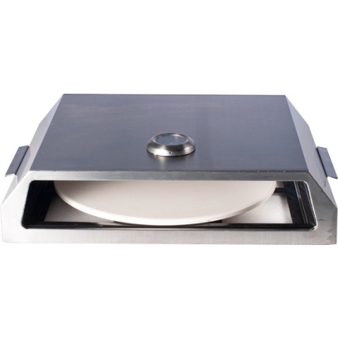 Bighorn Pizzaoven met pizzasteen voor barbecue - grilloven - draagbare - edelstaal