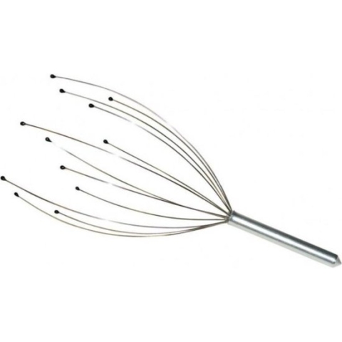 Luxe Hoofdmassage Spin - Zilver - Metaal