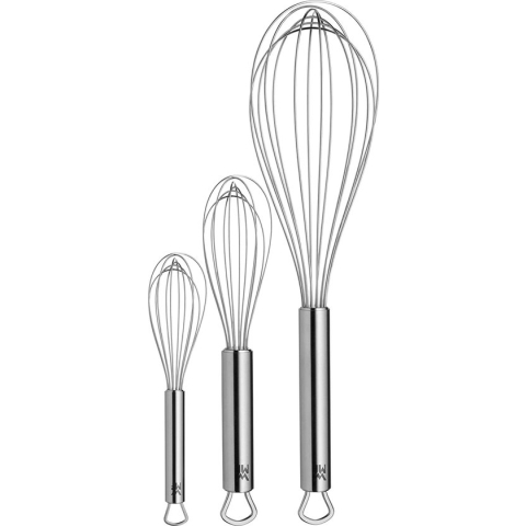 WMF Profi Plus garde, 3-delig, Cromargan roestvrij staal, deels gematteerd, garde, garde, vaatwasmachinebestendig