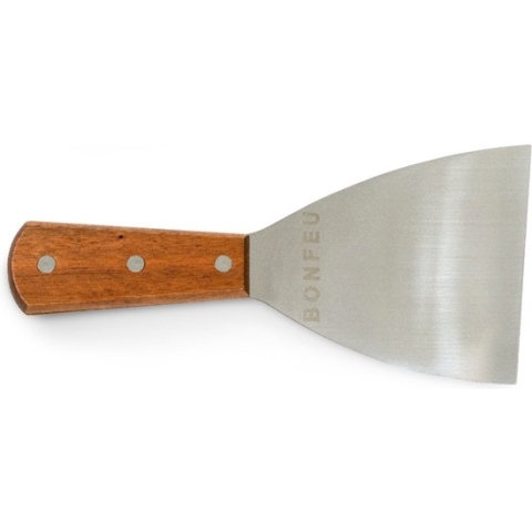 BonFeu Spatel - L 21 x B 10 x H 2 cm - RVS - Zilver