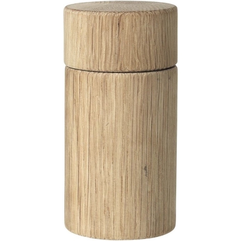 Zout-/pepermolen eik - Höhe 13 cm