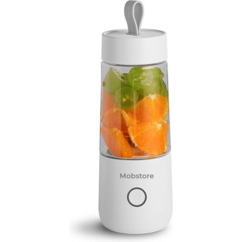 Draagbare Mini Blender - USB Oplaadbaar - Draadloos - Wit - 350ml