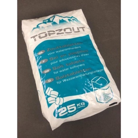 Altech topzout regeneratietabletten 25 kg.