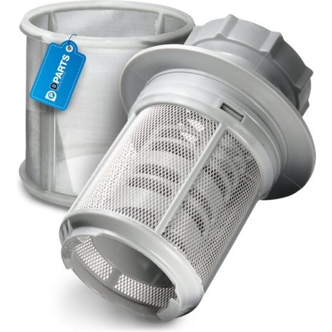 Dparts vaatwasser filter geschikt voor Bosch en Siemens vaatwasmachines - 3-delig - 1 stuk - met microfilter en grof filter - zeef voor afwasmachine vaatwasmachine afvoerfilter - Gelijkwaardig aan origineel microzeef 427903 - 00427903 - 10002494