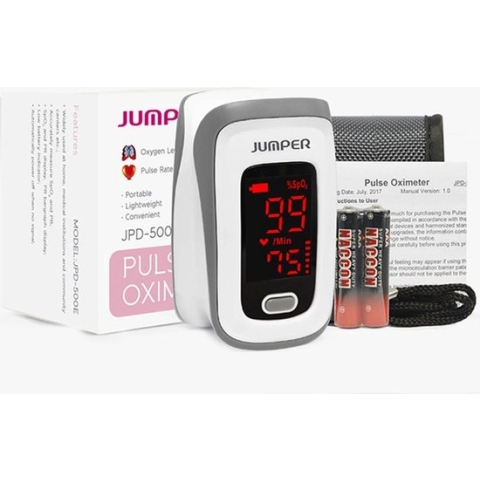 Saturatiemeter JPD-500E LED – Zuurstofmeter – Zuurstofmeter met hartslagmeter