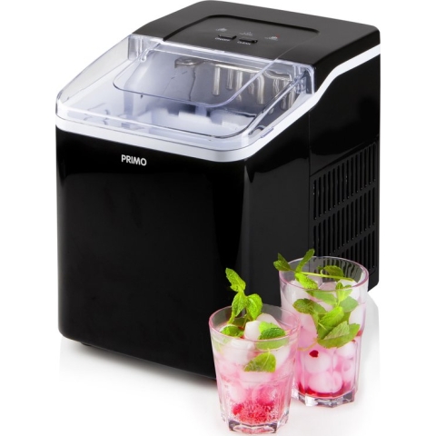 PRIMO PR407IB IJsblokjesmachine - IJsblokmaker met IJsschep - 1,6L - 12kg/24u - 9 min. - Zwart