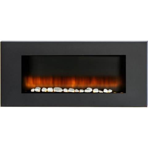 Classic Fire Elektrische Sfeerhaard Vancouver - Afstandsbediening en Timer - LED Vlammen - 2000W - Zwart
