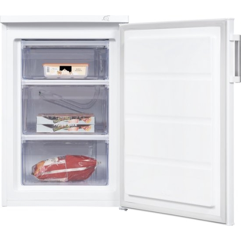 Exquisit GS81-H-010DW - Vriezer Tafelmodel - RVS Handgreep - 3 Laden - 85 Liter - 40dB - Wit