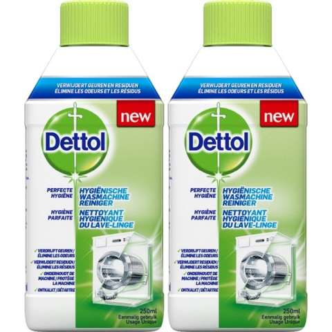 Dettol - Machinereiniger - Perfecte hygiëne - 2 x 250 ml