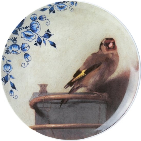 Heinen Delfts Blauw | Bord Het Puttertje | Ø 20,5 cm