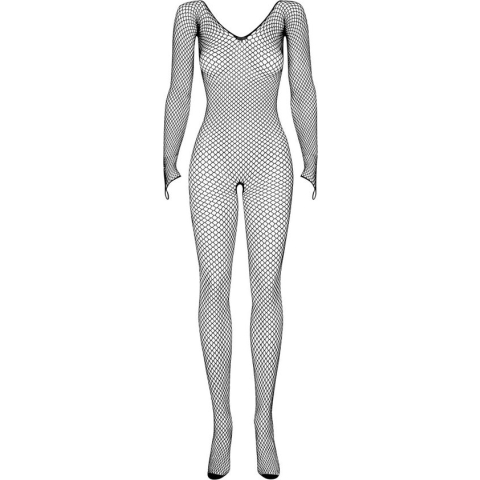 Obsessive Kuisloze Visnet Catsuit - Erotische Catsuit- One Size - Zwart