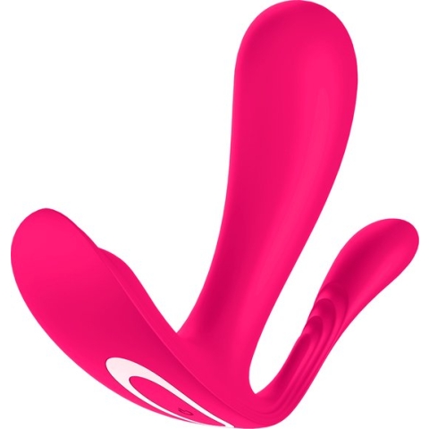 Satisfyer - Draagbare Vibrator met Anaal Stimulator TOP SECRET PLUS - roze
