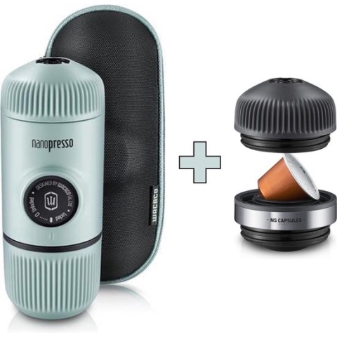 Wacaco - Nanopresso - Artic Blue - Nanopresso NS adapter - Combi Set - Parya Variant