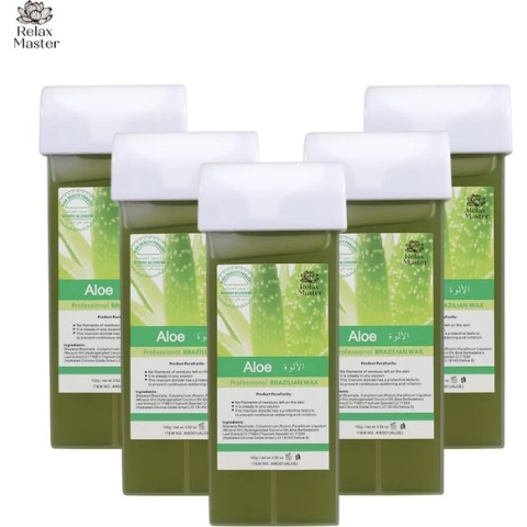 Navulset Wax Roller - Relax Master® - Waxpatroon 5 stuks van 100 ml