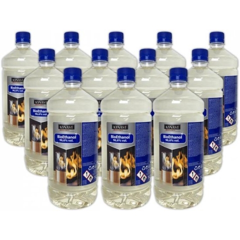 Kynast Bio-ethanol 12 Liter bioethanol 96,6% biobrandstof in literfles