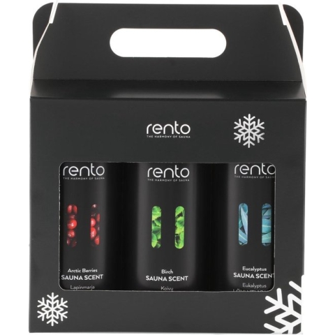 Rento saunageuren cadeauset 3 x 400 ml