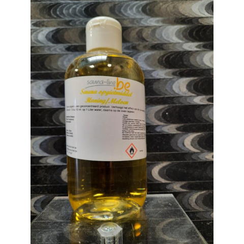 sauna opgietmiddel  honing meloen 250 ml - sauna geuren - sauna opgiet