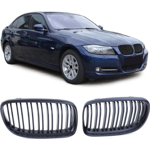 Sport Grill Nieren Mat Zwart Bmw 3 serie E90 E91 LCI Dubbele M Spijl 318 320 325 330 335 M3 Performance