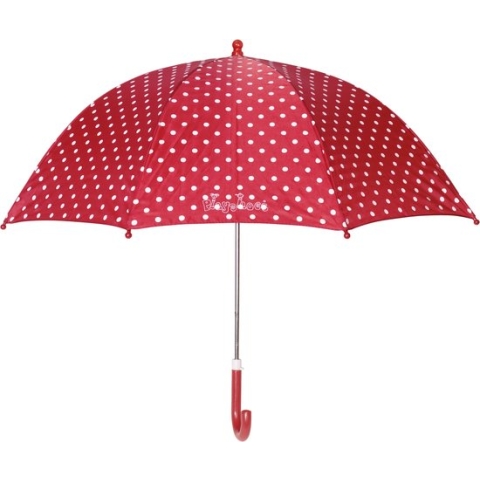 Playshoes - Kinderparaplu - Rood met witte stippen