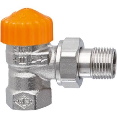 IMI Heimeier Eclipse thermostatisch radiatorventiel met debietregeling haaks verkort 1/2