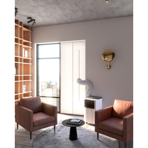 FDBW - Airco Deurafdichtingskit - 93 x 235 cm - Met Rits Sluiting