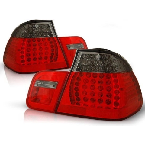 Achterlichten BMW E46 09 01-03 05 SEDAN ROOD SMOKE LED