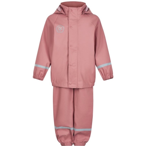 Color Kids  Solid regenpak  Regenpak - Maat 80  - Unisex - roze