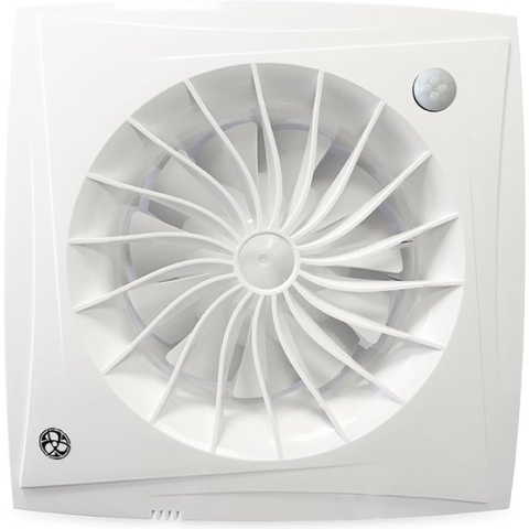 Badkamerventilator Blauberg Sileo - Ø 100mm - MET TIMER + BEWEGINGSSENSOR (SILEO100IR)