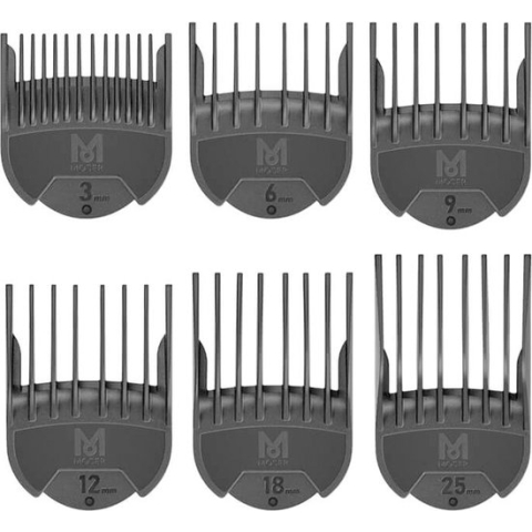 Wahl - Opzetkam Type 19 Set Plastic 1802 Nr. 1 t/m 4 + 6 + 8