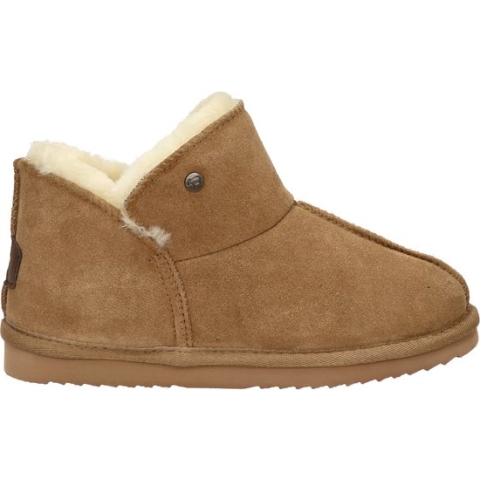 Warmbat Willow Women Suede Dames Sloffen - Cognac - Maat 39