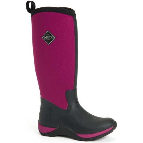 Muck Boot Arctic Adventure Outdoorlaarzen - Zwart/Fuchsia - Dames - 37