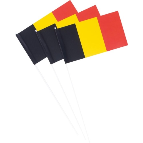 Vlaggetjes België van papier 1.000 stuks