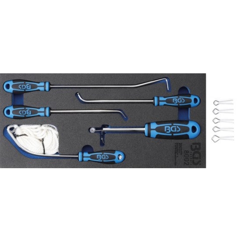 Insert de servante d'atelier 1/3 : Kit de montage de pare-brise à joint + enjoliveur | 5 pièces