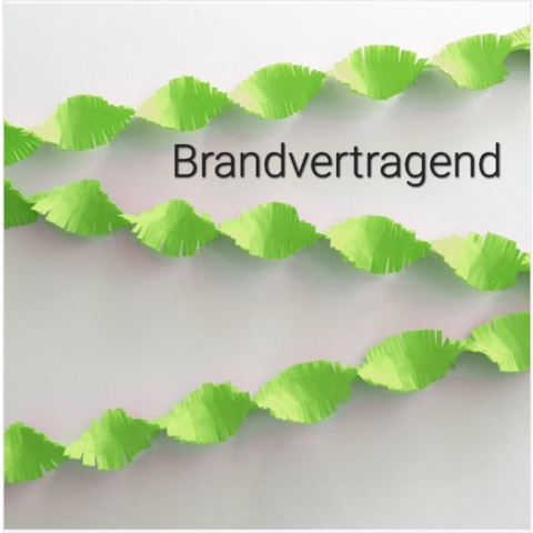 Draaiguirlande Appel Groen 24 meter Brandvertragend, Carnaval, Themafeest, Verjaardag
