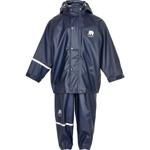 CeLavi Regenpak kinderen - Donker blauw - maat 90 (86-98cm)