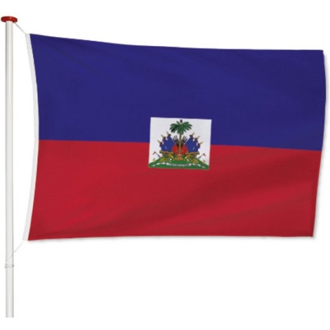 Haïtiaanse Vlag Haïti 150x225cm - Kwaliteitsvlag - Geschikt voor buiten
