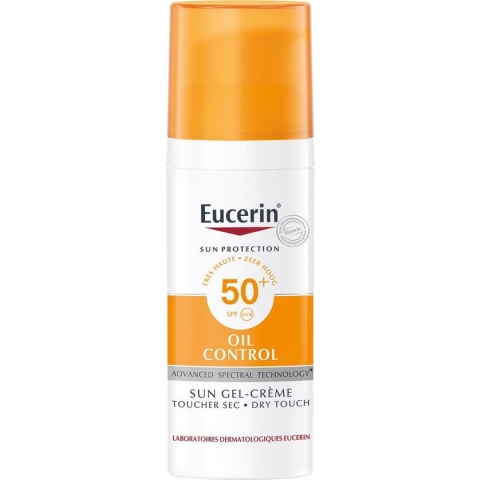 Eucerin Sun Oil Control Gel-Crème SPF 50+  - Zonnebrand - 50 ml