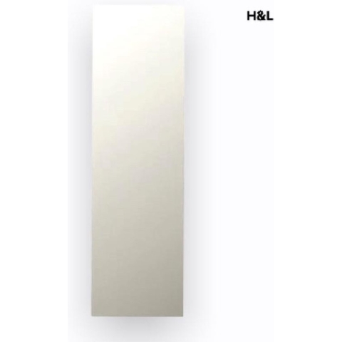 H&L plakspiegel - rechthoek - 105 x 27 cm - inclusief ophangstickers