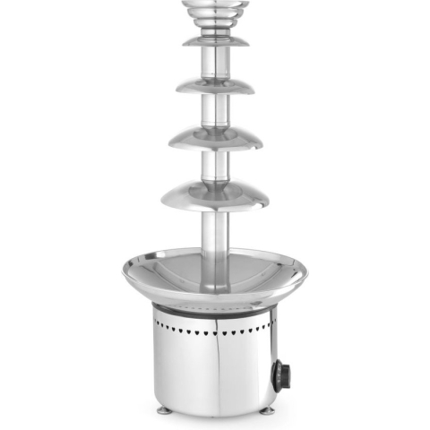 Hendi Chocoladefontein XL - 5 Lagen - Max. 6kg Chocolade - Ø33x(H)70cm