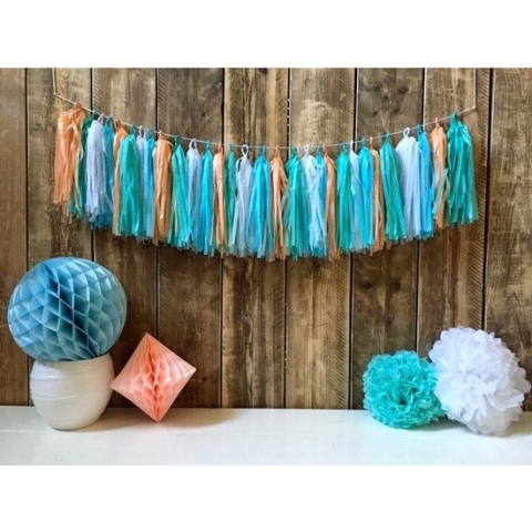 Kwast slinger blauw 5 meter