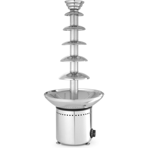 Hendi Chocoladefontein XXL - 6 Lagen - Max. 6kg Chocolade - Ø37x(H)84cm