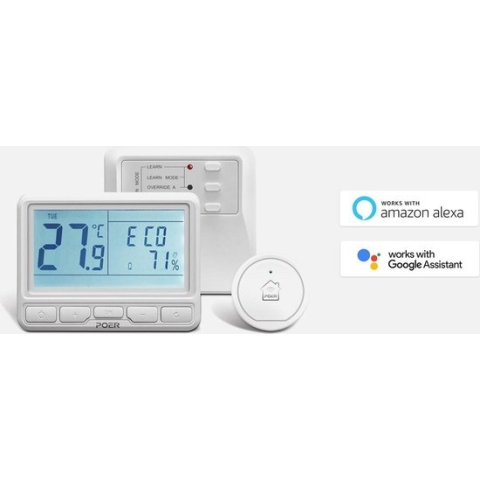 POERECO slimme draadloze thermostaat incl. WIFI gateway