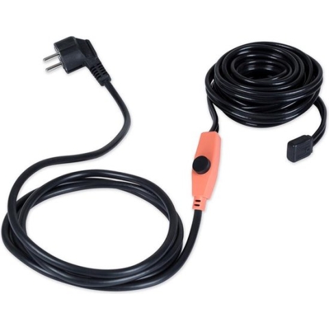 Waldbeck Flow Wire vorstbeschermingskabel met thermostaat ,  beschermende klasse IP68 ,wordt bij meer dan 13°C automatisch gedeactiveerd